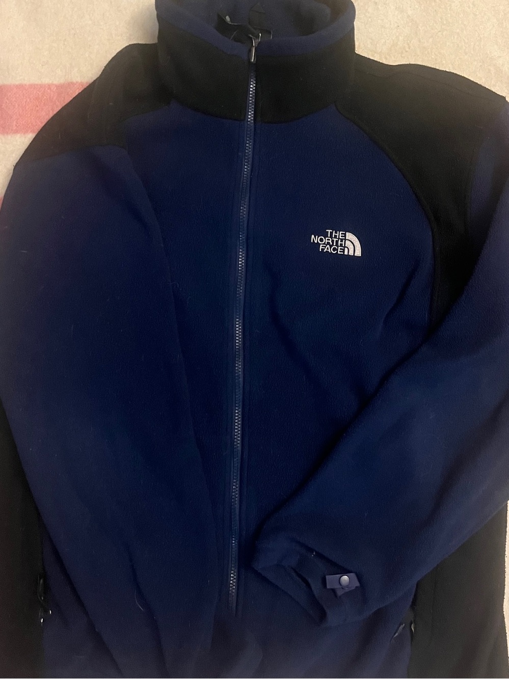 The North Face men's 2XL zip up sweater fleece grandpa core cabin staple